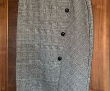 Principles diagonal hounds tooth skirt