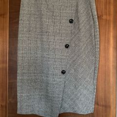 Principles diagonal hounds tooth skirt