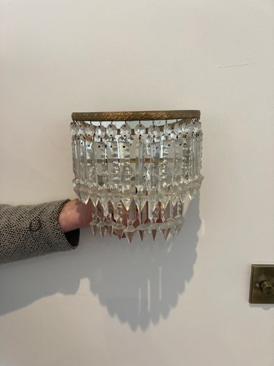 Vintage Wall Light - Crystal