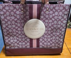 Coach dempsey large tote bag