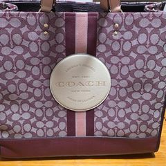 Coach dempsey large tote bag