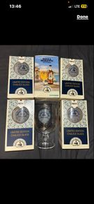 birra Moretti BULMERS cider beer pint glasses