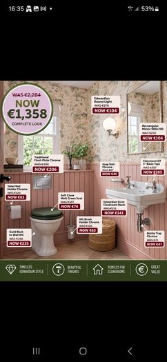Edwardian Bathroom Package Massive Savings