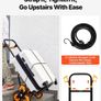 Heavy Duty Stair Climbing Cart 200kg Folding Hand Truck with 6 Wheels Image 6