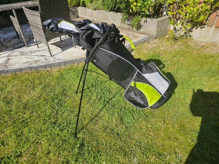 MacGregor CG4000 mens left-handed golf clubs set + bag