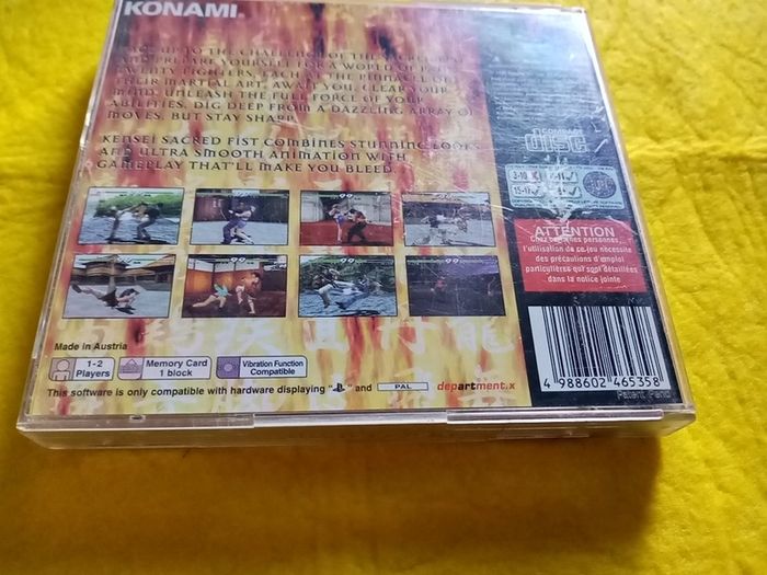Kensei Sacred Fist PlayStation 1 Ps1 PlayStation 2 ps2 games Original