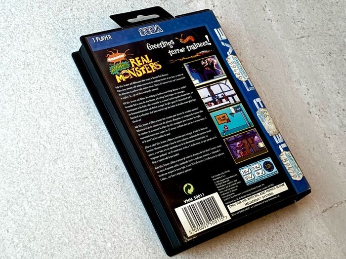Nickelodeon's Real Monsters for Mega Drive - Boxed