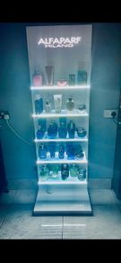 Alfaparf Brand  Light up Display Stand