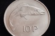 Ireland - 1969 - 10 Pence - Salmon - UNC - KM.23 - [2201]