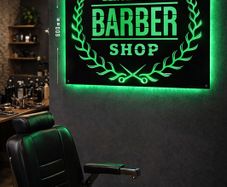 Barber Shop LED Sign