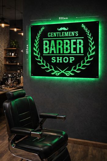 Barber Shop LED Sign