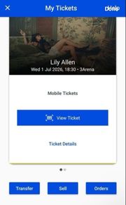 Lily Allen ticket today