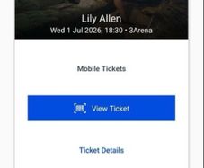 Lily Allen ticket today
