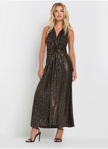 Party dress with embellishing