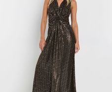 Party dress with embellishing