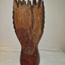 Large hand carved African wooden bust Image 3