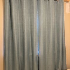 Teal Blackout Bedroom Curtains For Sale (66"x72")