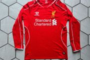 jersey shirt football LFC Liverpool Standard Chartered Warrior Longsleeve  size S small
