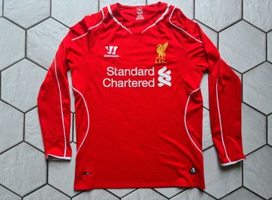 jersey shirt football LFC Liverpool Standard Chartered Warrior Longsleeve  size S small