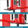 6T Industrial Hydraulic Workshop Frame Warehouse Press Garage Bench Press Image 8
