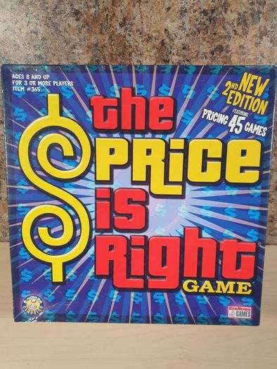 The price is right 2nd Edition board game family fun night 2003