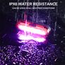 Rechargeable Water Resistant Night Riding 6 Modes Warning Light Image 3