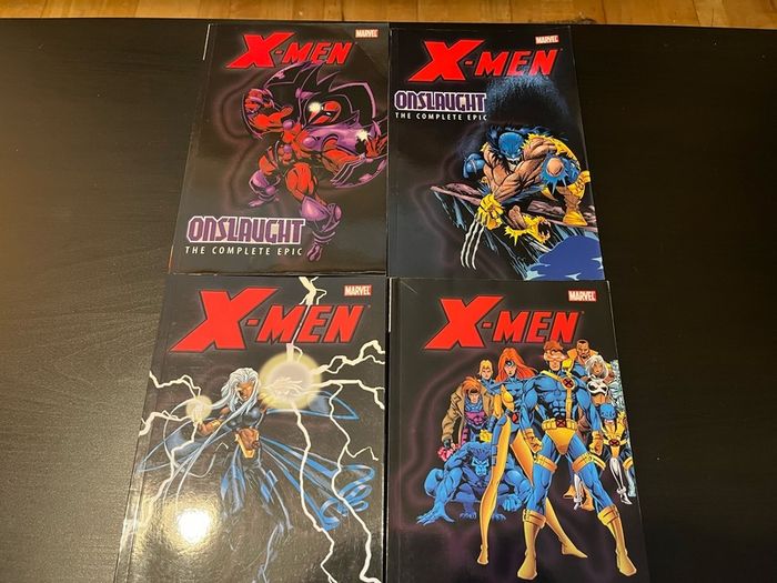 Assorted Marvel trade paperbacks