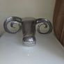 Large Ram Head Metal Sculpture Wall Hanging Image 2