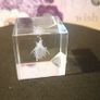 Small Glass Virgo Paperweight Image 6