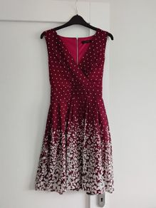 V neck wrap dress