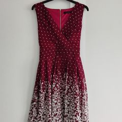 V neck wrap dress