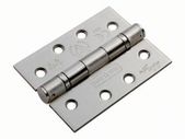 Handleit.ie Eurospec Square Corner Hin1433/13 102x76x3mm Grade 13 Ball Bearing Butt Hinge - Price For 2 Hinges