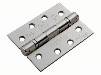 Handleit.ie Eurospec Square Corner Hin1433/13 102x76x3mm Grade 13 Ball Bearing Butt Hinge - Price For 2 Hinges