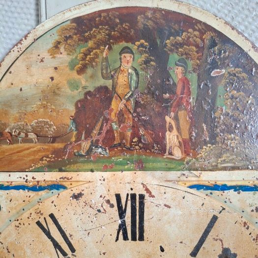 19th Century Iron Clock Dial