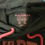 pull and bear small medium black hoodie Image 2