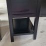 Black Side Table / Bedside Locker Image 2