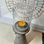 New Concrete and Glass Candle Holder Image 3