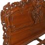 French Double Bed Solid mahogany with exquisite, handcrafted carvings Image 7