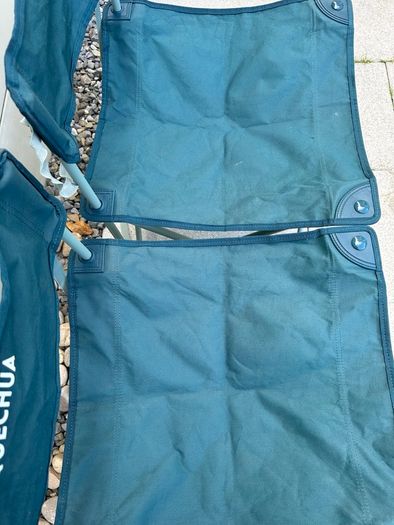 2 Folding Camping Chairs QUECHUA Decathlon