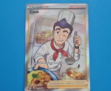Cook (TG25) Full Art Trainer Pokemon Card from Lost Origin Trainer Gallery