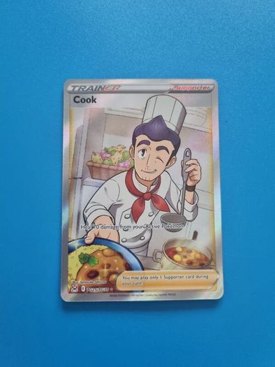 Cook (TG25) Full Art Trainer Pokemon Card from Lost Origin Trainer Gallery