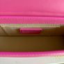 New Jacquemus Le Chiquito Long Pink Leather Top Handle Bag Strap Dust Bag Image 9