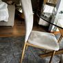 Glass Top Table and Four Chairs Image 2