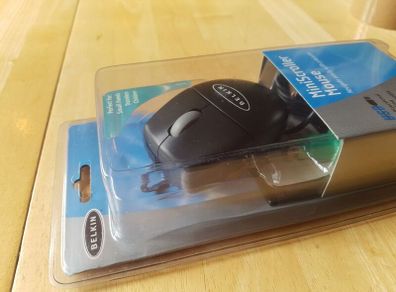 Belkin MiniScroller Optical Mouse (Model F8E841-BLK-CBL)