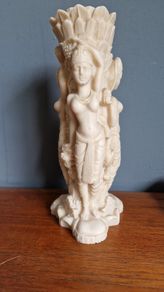 Decorative Vase with Possibly Indian Ladies,  made in Italy