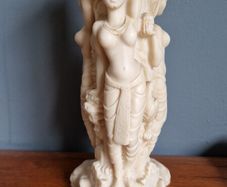 Decorative Vase with Possibly Indian Ladies,  made in Italy