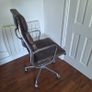 Herman Miller branded vintage leather office chair Image 3