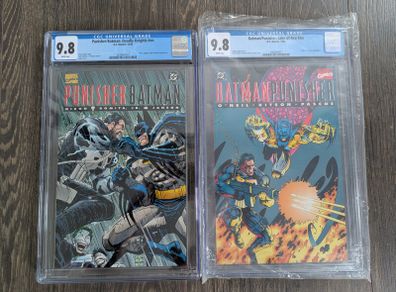 Batman Punisher Cgc 9.8 Mint Condition Graded Comic Books Marvel DC