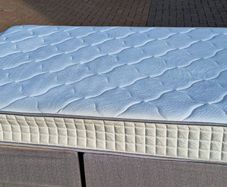 Double bed base and mattress