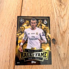 Match attax hall of fame Gareth bale chrome